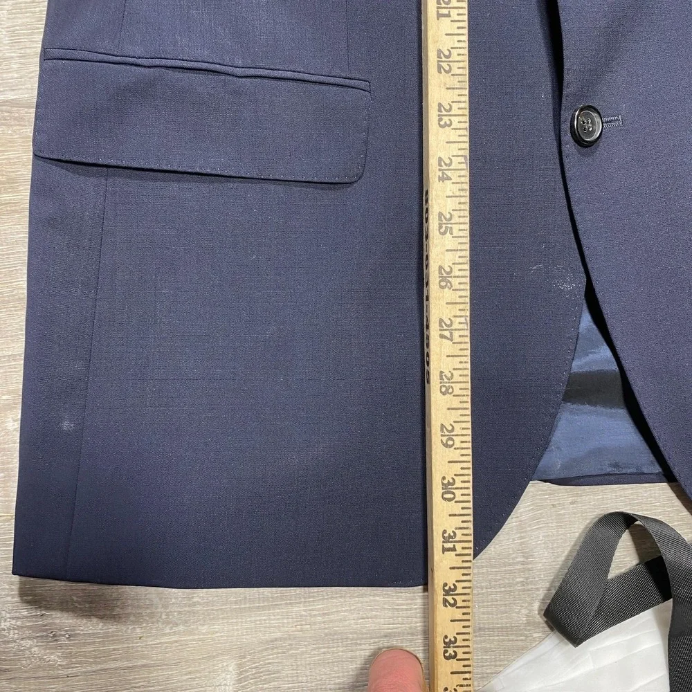 Hugo Boss Suit Jacket Mens 42R Navy The Jam75‎ Sharp3 Stretch Nordstrom